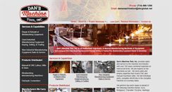 Desktop Screenshot of dansmachinetoolinc.com